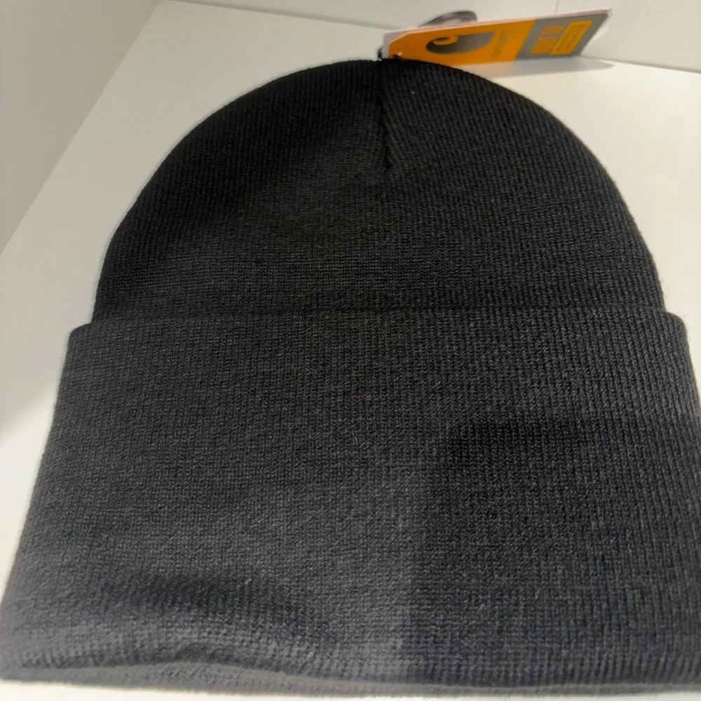 NEW Carhartt Black Beanie - Picture 4 of 4